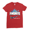 Just Play It Fortnite Ladies Fitted T-Shirt