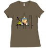 sumo pile driver Ladies Fitted T-Shirt