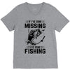 If I've Gone Missing Fishing V-Neck Tee
