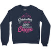 Celebrating With The 70th Birthday Queen Crewneck Sweatshirt