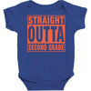 straight outta second grade Baby Bodysuit