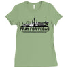 Pray for Las Vegas Ladies Fitted T-Shirt