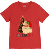 vintage santa christmas V-Neck Tee