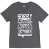 This Girl Is Taken By A Super Sexy October Boyfriend V-Neck Tee