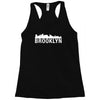 brooklyn city skyline silhouette Racerback Tank