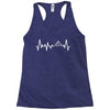 Heart Beats Mountain Racerback Tank