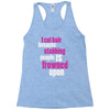 i cut hair Racerback Tank