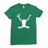 hannibal   stag Ladies Fitted T-Shirt