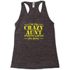 i'm the crazy aunt everyone warned you about Racerback Tank