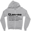 glam ma Zipper Hoodie