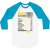 Taurus Facts Servings Per Container 3/4 Sleeve Shirt