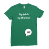 Say Hello to My Little Friend Ladies Fitted T-Shirt