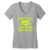 sorry i cant Women's V-Neck T-Shirt