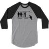 problem solved funny t shirt marriage wife beer 3/4 Sleeve Shirt
