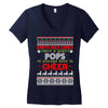 Santa Only Comes Once A Year Pop Is Always Here To Cheer Women's V-Neck T-Shirt