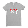 YOU WANT KISS ME Ladies Fitted T-Shirt
