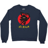 love ninja monkey banana Crewneck Sweatshirt