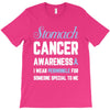 stomach cancer awaneress i wear periwinkle for someone special to me T-Shirt