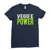 veggie power! Ladies Fitted T-Shirt
