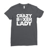 crazy boxer lady Ladies Fitted T-Shirt