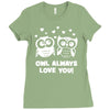 owl always love you Ladies Fitted T-Shirt