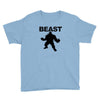 beast muscle guy workout Youth Tee