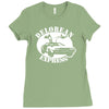 delorean express  funny Ladies Fitted T-Shirt