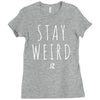 Juanpa Zurita Stay Weird Ladies Fitted T-Shirt