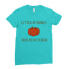 due in october Ladies Fitted T-Shirt
