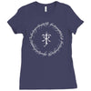 tolkien ring inscriptions Ladies Fitted T-Shirt