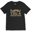 i mustache you a question V-Neck Tee