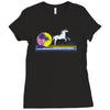 unicorn beach Ladies Fitted T-Shirt