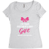 I'm Your Mother's Day Gift Dad Says You're Welcome Baby Girl Women's Triblend Scoop T-shirt