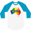 Vote Yes-Australia Marriage Equality 3/4 Sleeve Shirt