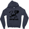 i'm not cat Zipper Hoodie