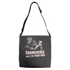 frankensolo meets the wook man Adjustable Strap Totes