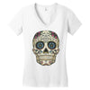 men's pura vida sugar skull Women's V-Neck T-Shirt