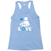 portal true love   aperture lab video gamer teleport online pc goal te Racerback Tank