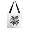 happy fathers day Tote Bags