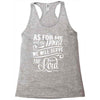As For Me And My House We Will Serve The Lord Racerback Tank