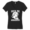 mozart tribut Women's V-Neck T-Shirt