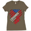 legends are born in 1987 hoodie 6 Ladies Fitted T-Shirt