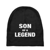 Dad The Man The Myth The Legend - Son Of A Legend Family Matching Baby Beanies