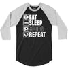 eat sleep spurs 3/4 Sleeve Shirt