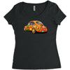 sixties vw beetle, ideal gift or birthday present Women's Triblend Scoop T-shirt