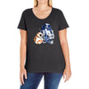 droid hug Ladies Curvy T-Shirt