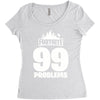 fortnite 99 problems Women's Triblend Scoop T-shirt