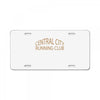 Central City Running Club License Plate