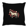 unicorn meat Throw Pillow
