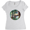 Stitch And Totoro Women's Triblend Scoop T-shirt